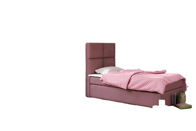 JVmoebel Bett Boxspringbett Rosa Modern Design Polster Ehe Luxus Betten (Be günstig online kaufen