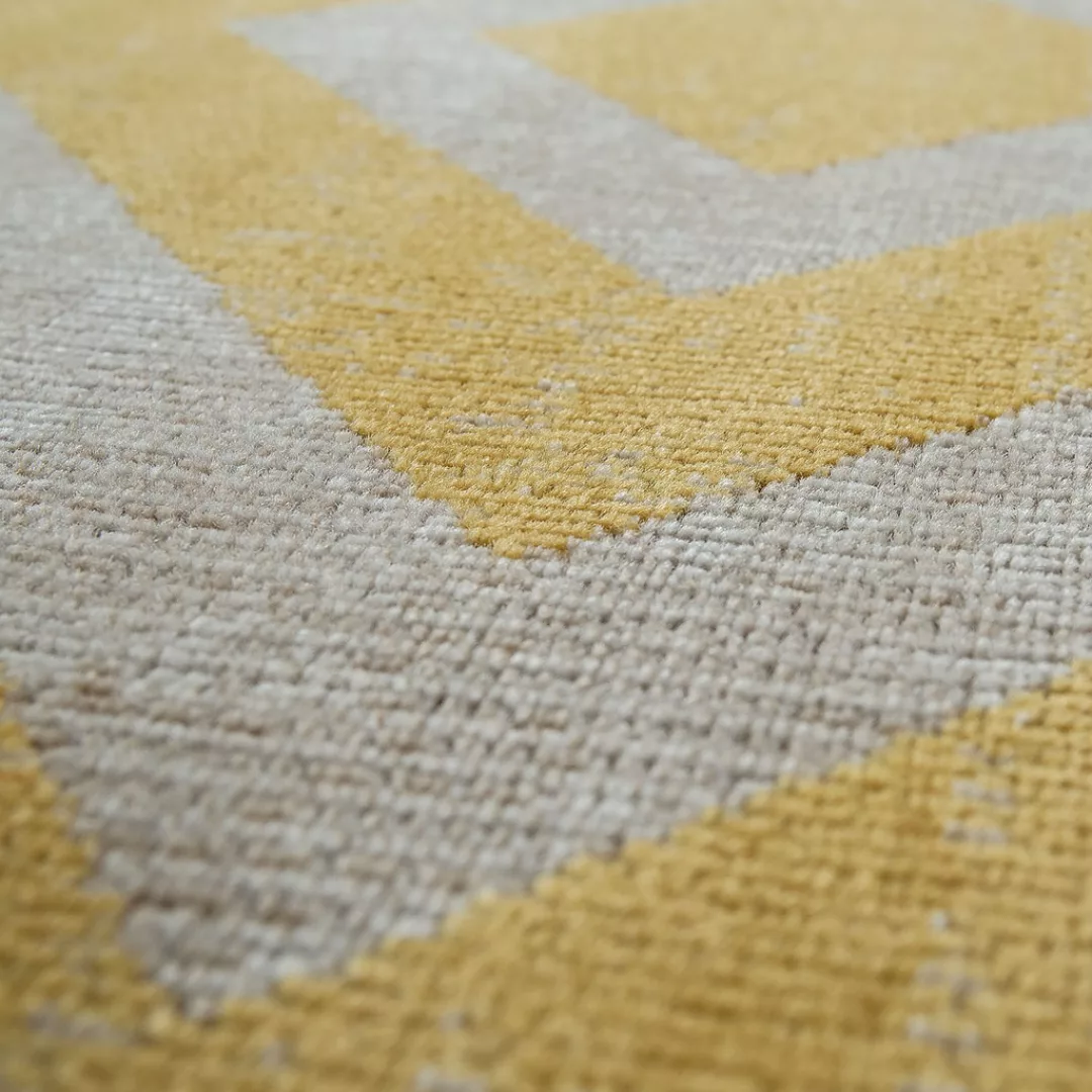 Paco Home Teppich »Poco 821«, rund, 6 mm Höhe, Kurzflor, Rauten-Design, In- günstig online kaufen