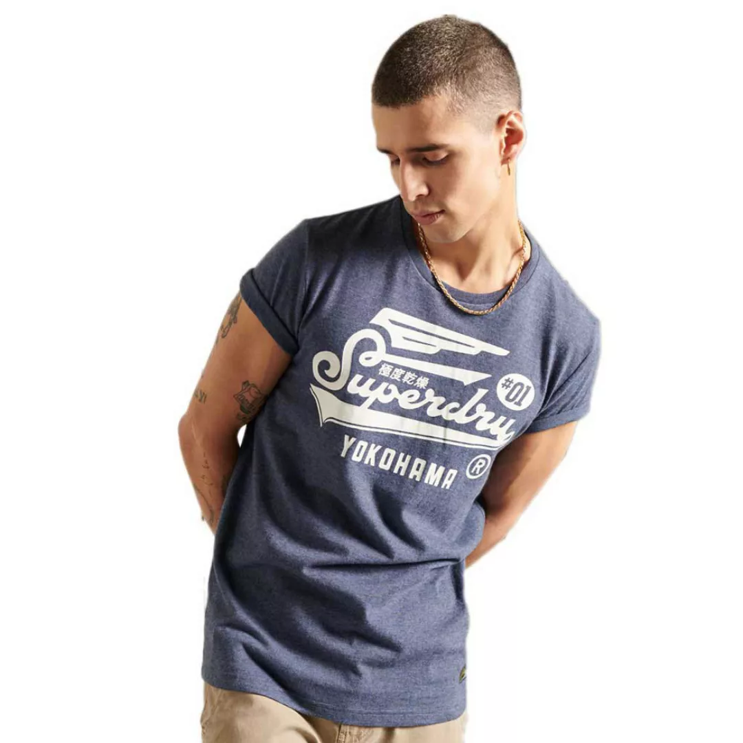 Superdry Military Graphic 220 Kurzarm T-shirt S Meteorite Feeder günstig online kaufen