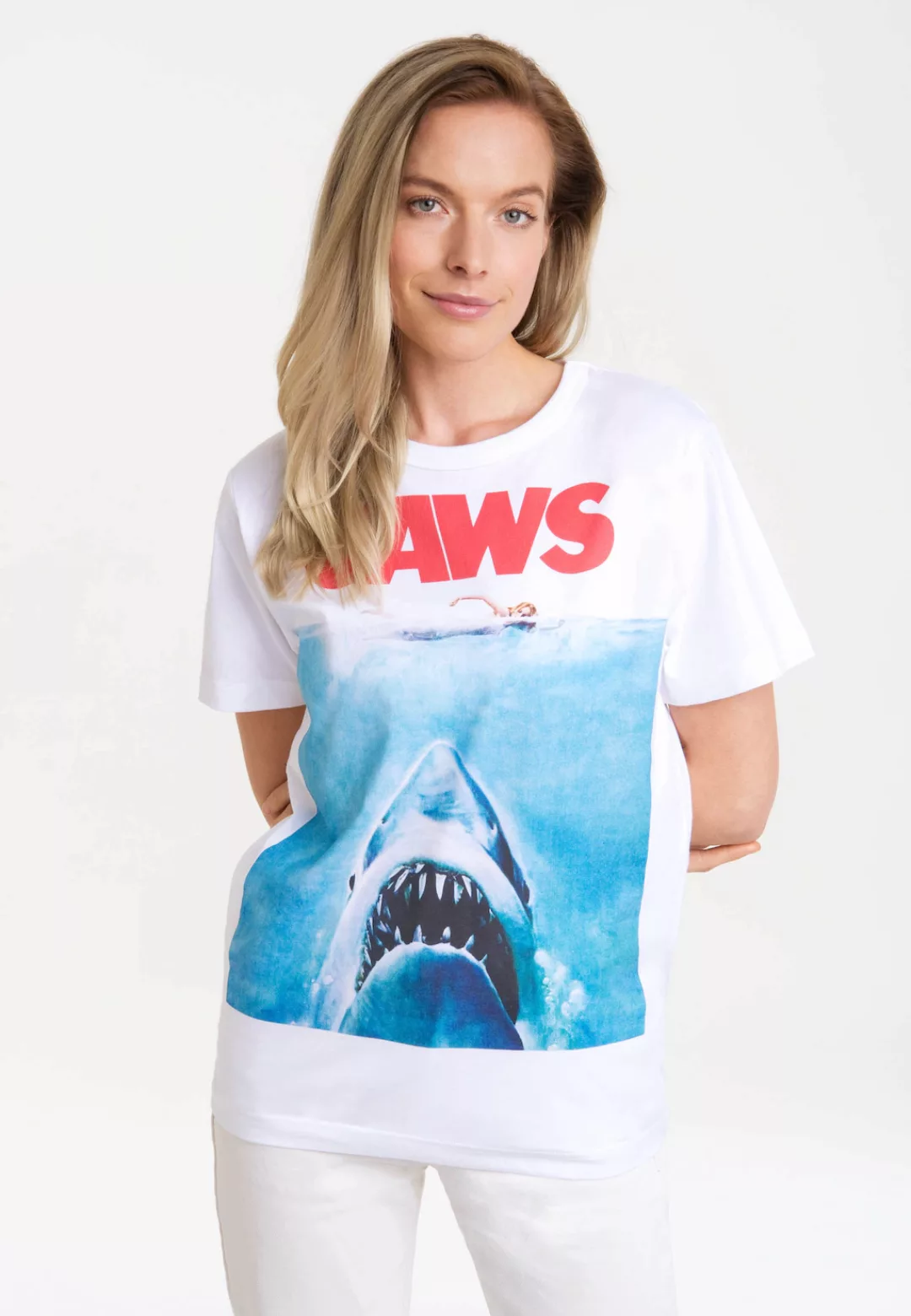 LOGOSHIRT T-Shirt "Jaws - Der weisse Hai" günstig online kaufen