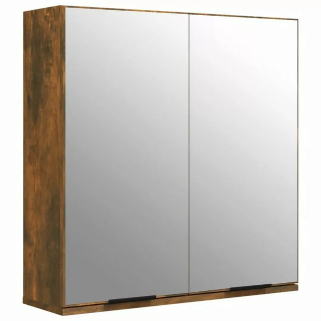 vidaXL Badezimmerspiegelschrank Bad-Spiegelschrank Räuchereiche 64x20x67 cm günstig online kaufen
