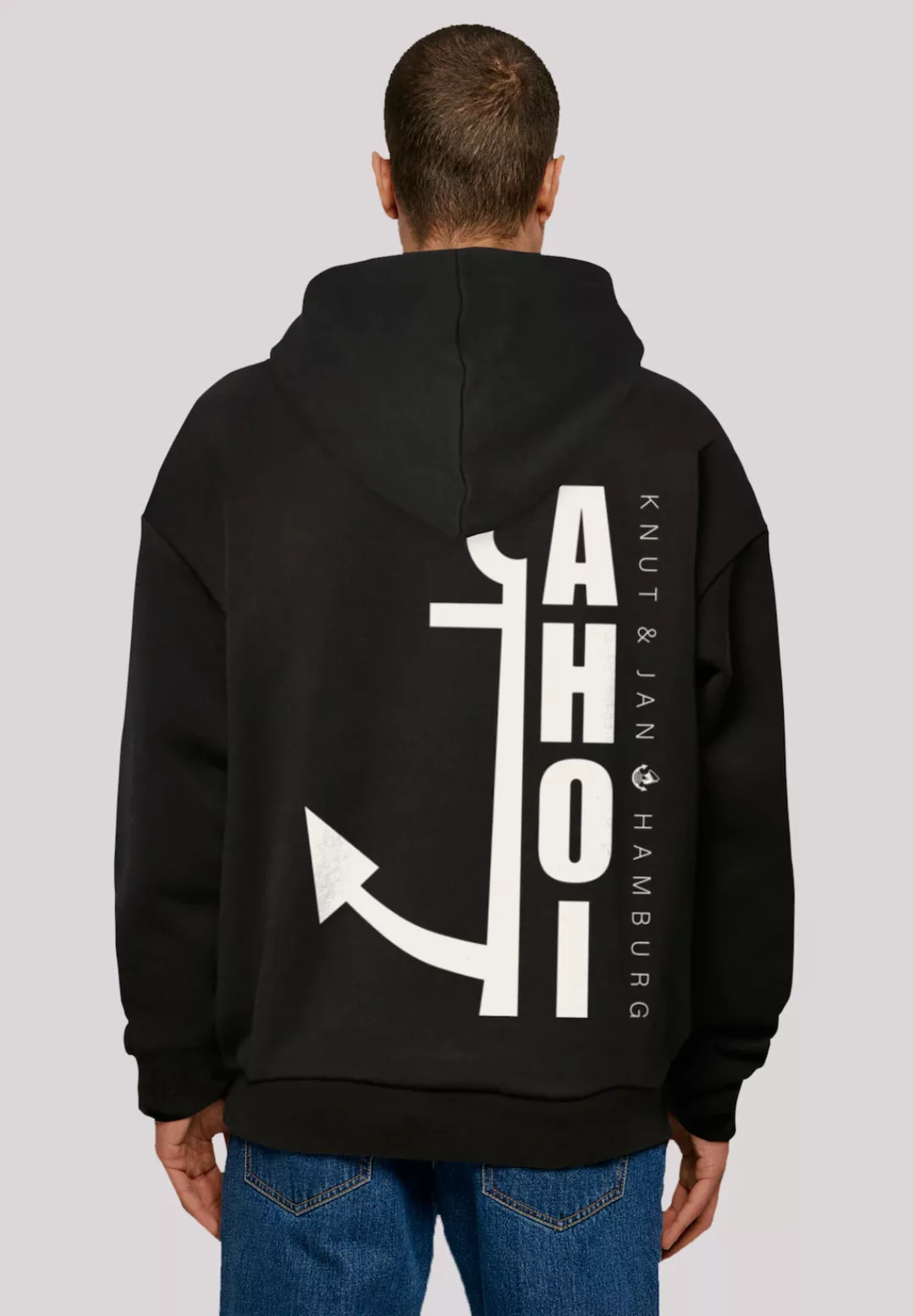 F4NT4STIC Kapuzenpullover "Ahoi Anker Knut & Jan Hamburg", Print günstig online kaufen