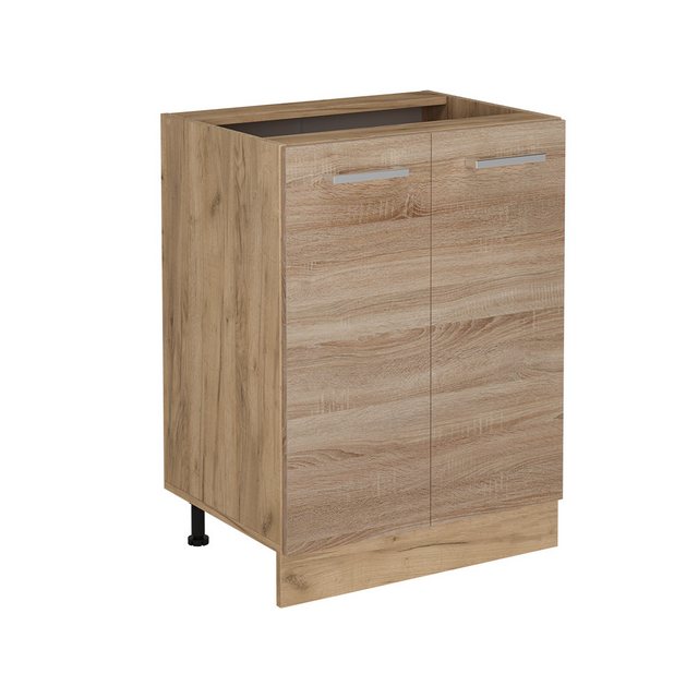 Vicco Unterschrank R-Line, Sonoma/Goldkraft Eiche, 60 cm ohne Arbeitsplatte günstig online kaufen