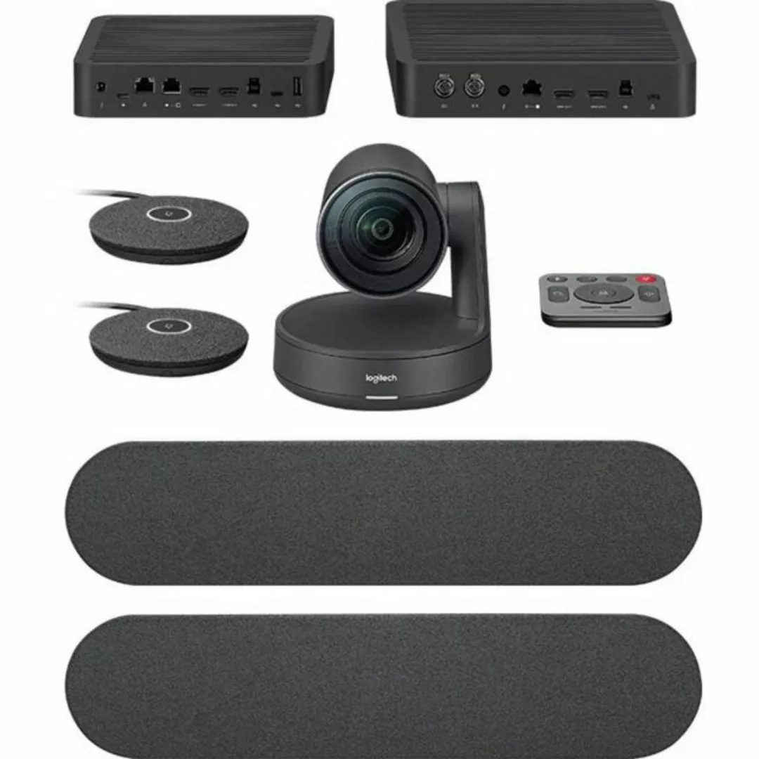 Logitech Rally Plus Kit für Videokonferenzen Full HD-Webcam (4K UHD, 4K, 60 günstig online kaufen