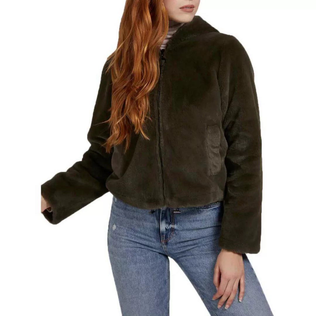 Guess Roxy Reversible Faux Jacke S Lichen Leaf Green Mu günstig online kaufen