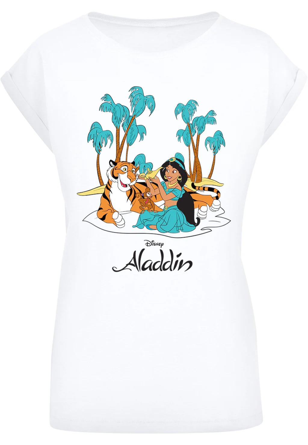 F4NT4STIC T-Shirt "Aladdin Jasmine Abu Rajah Beach", Print günstig online kaufen