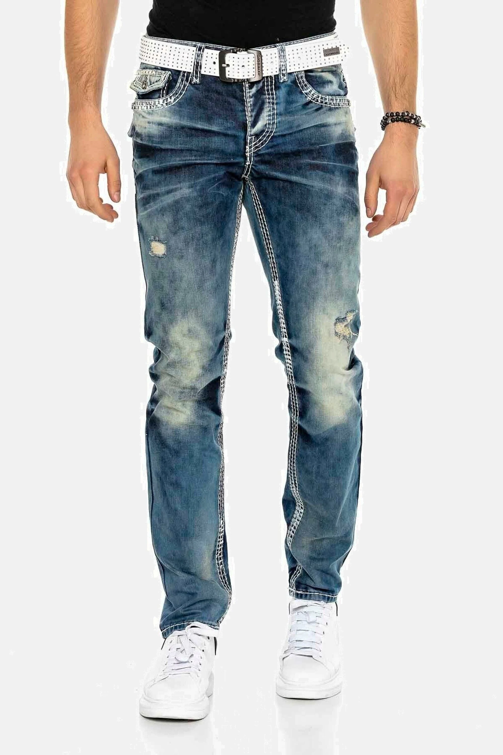 Cipo & Baxx 5-Pocket-Jeans "Jeans", in Straight-Fit, CD-149 günstig online kaufen