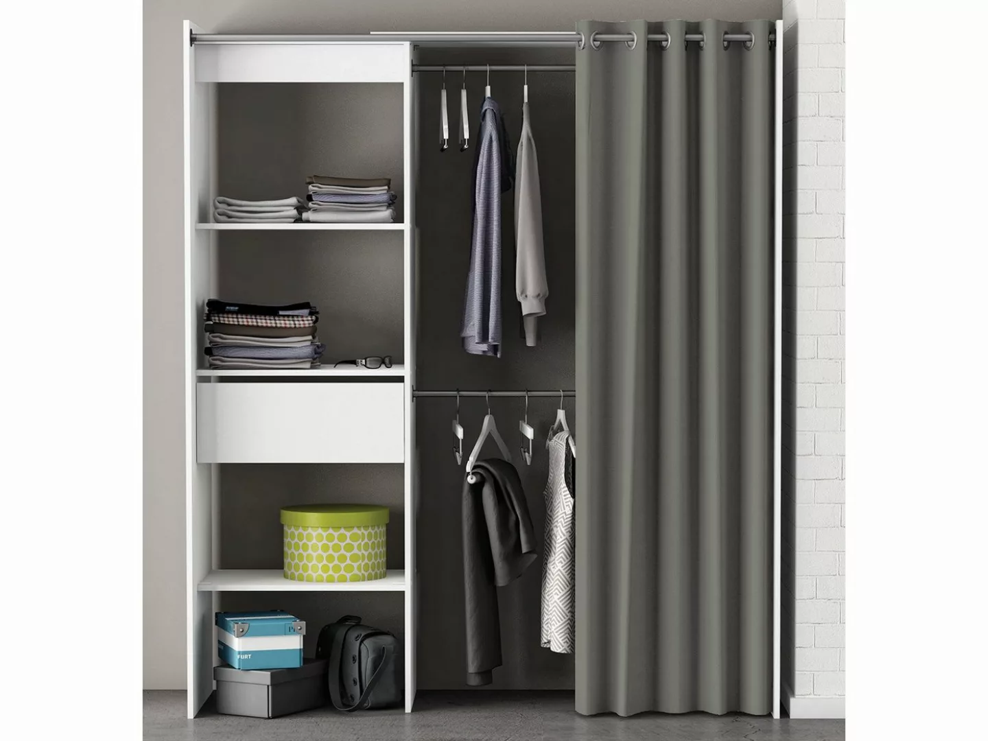 Demeyere GROUP Kleiderschrank 168,2 x 187 x 50 cm (B/H/T) günstig online kaufen