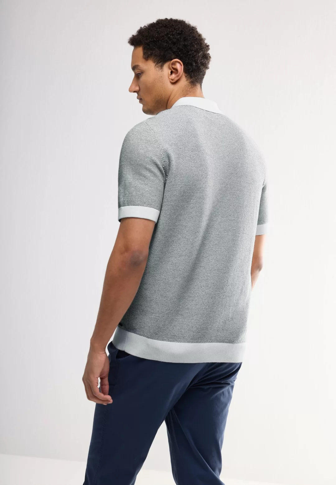 STREET ONE MEN Poloshirt, im soften Baumwoll-Mix günstig online kaufen