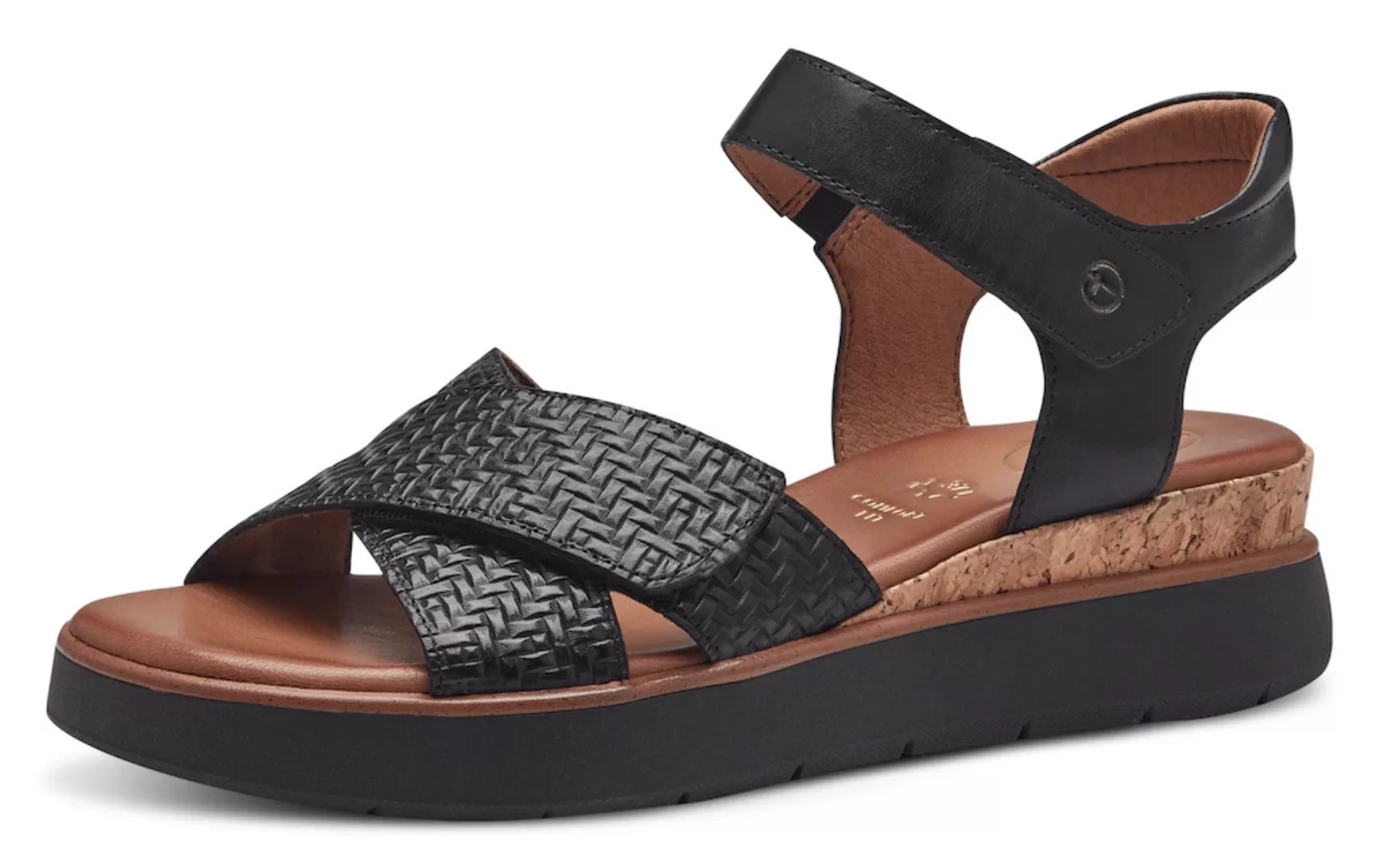 Tamaris COMFORT Sandalette, Sommerschuh, Sandale, Keilabsatz, mit zwei Klet günstig online kaufen
