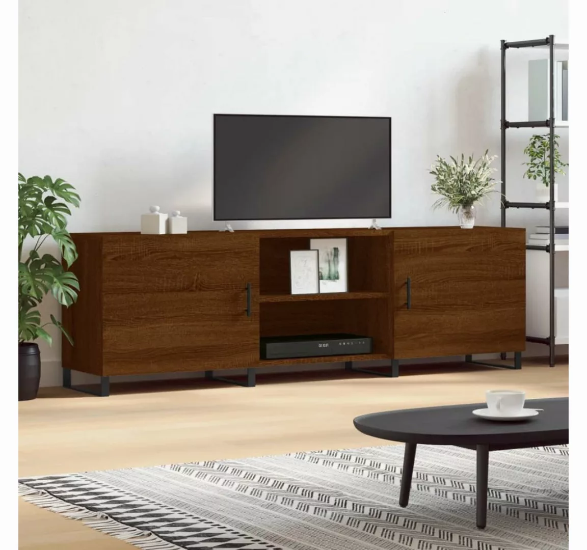 vidaXL TV-Schrank TV-Schrank Braun Eichen-Optik 150x30x50 cm Spanplatte günstig online kaufen