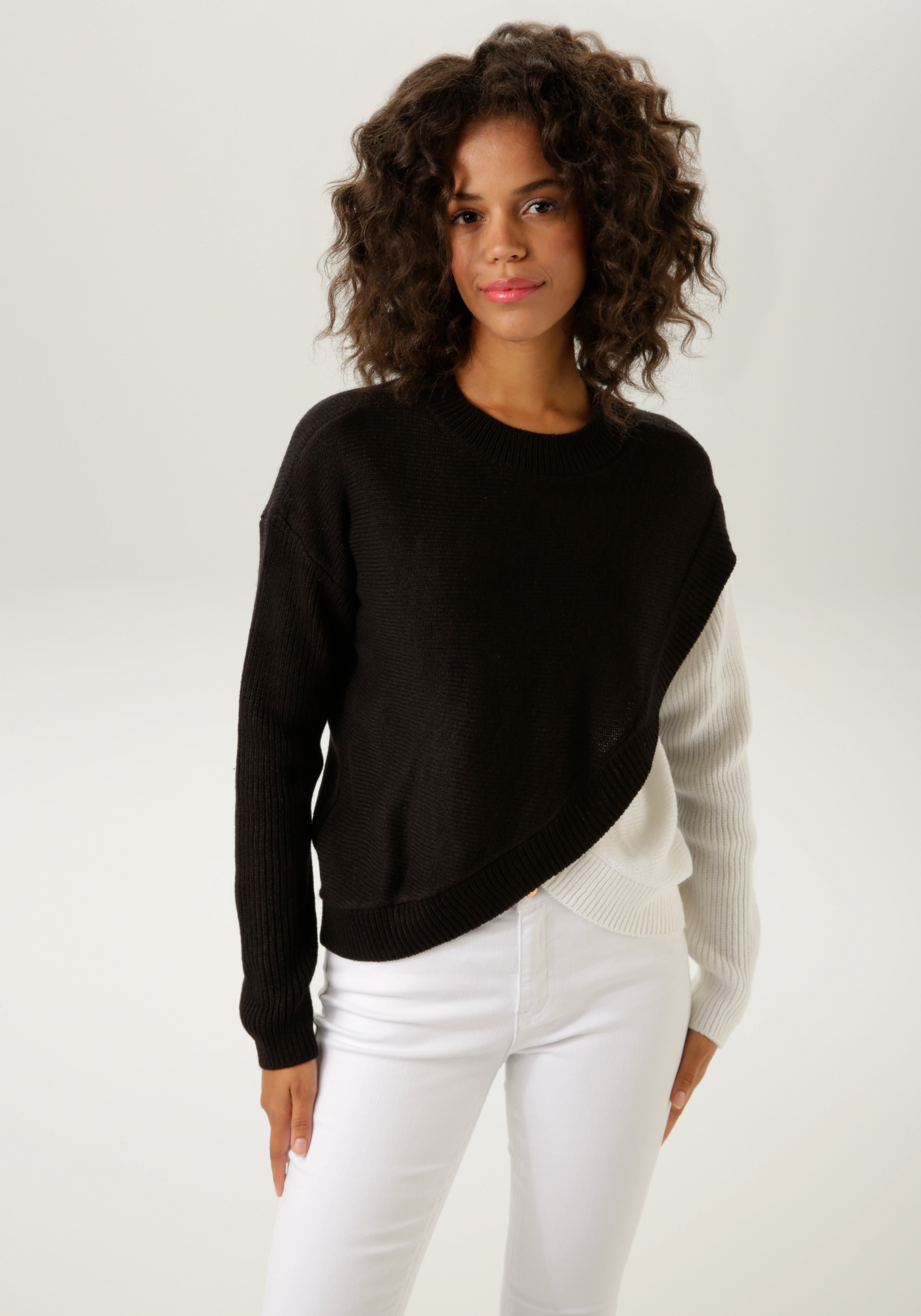 Aniston CASUAL Strickpullover, im extravagantem Lagen-Look günstig online kaufen