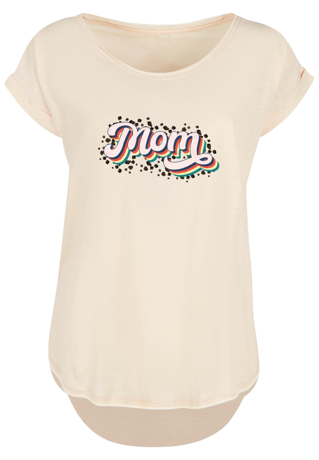 F4NT4STIC T-Shirt "Mothers Day Tribute with Playful Mom Lettering in Rainbo günstig online kaufen