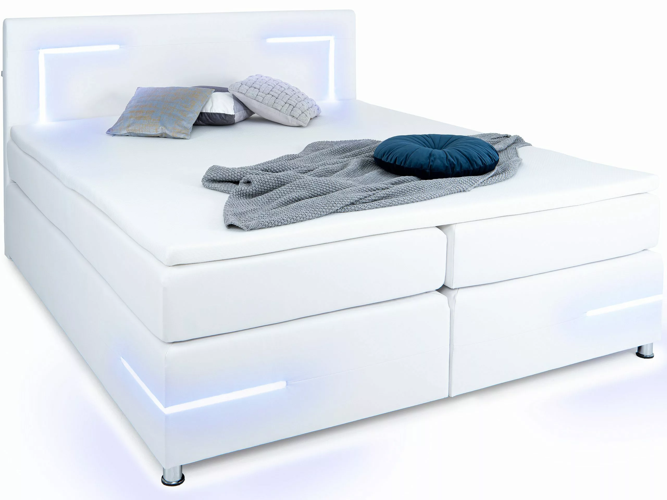 wonello Boxspringbett Lights 2.0, mit LED günstig online kaufen