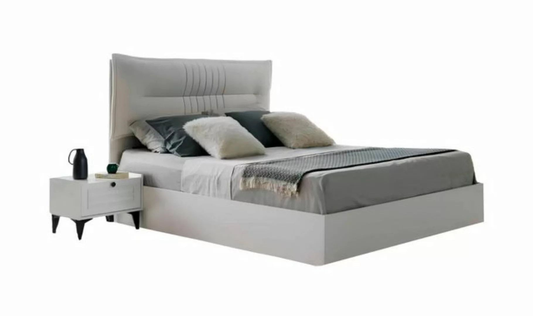 Xlmoebel Bett Designer Doppelbett mit Holzrahmen für das Schlafzimmer in We günstig online kaufen