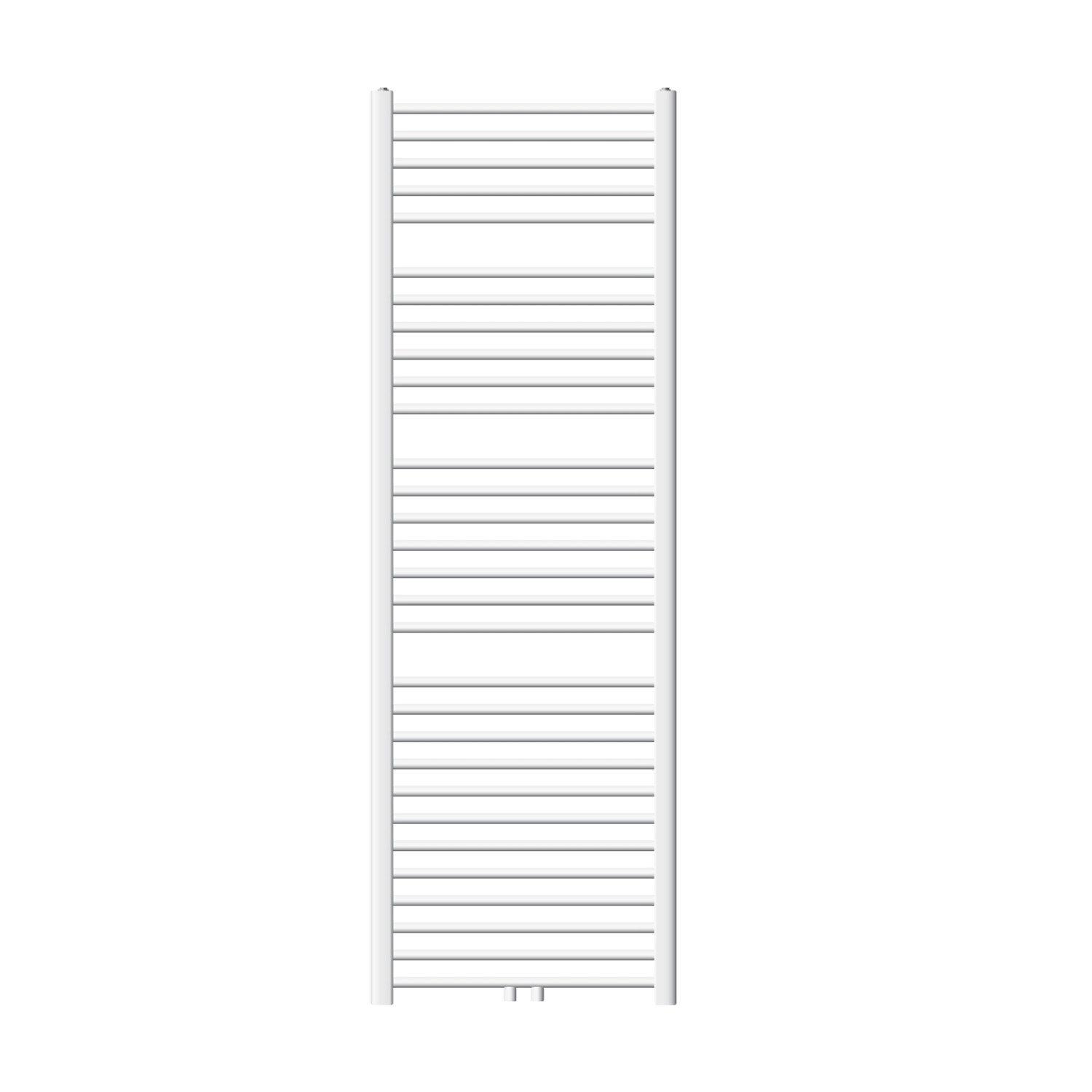 LuxeBath Badheizkörper 600x1800mm Weiß Heizkörper Gebogen mit Mittelanschlu günstig online kaufen