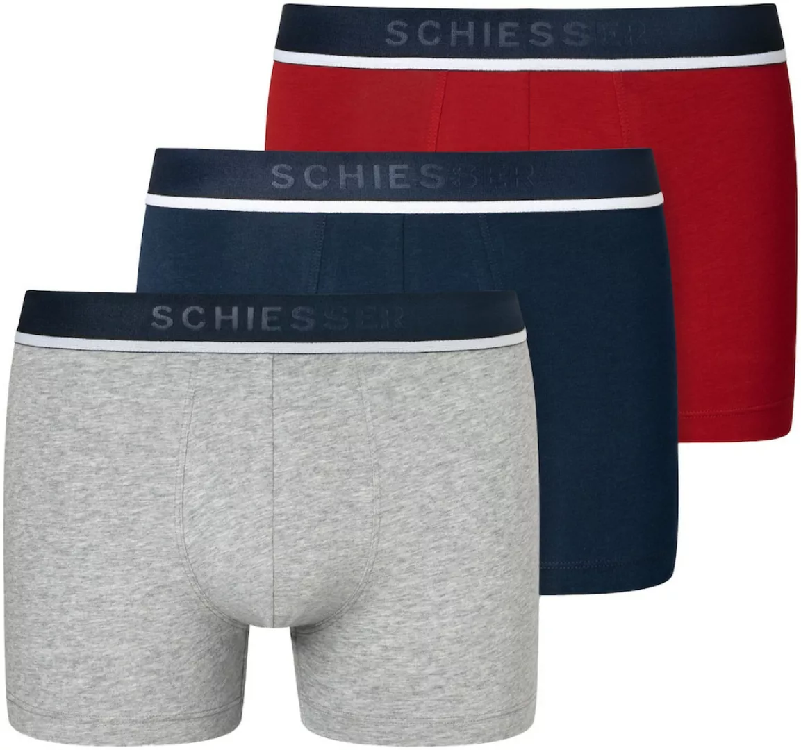 Schiesser Boxer ""95/5"", (3er-Pack), mit sportlichem Logo-Webgummibund günstig online kaufen