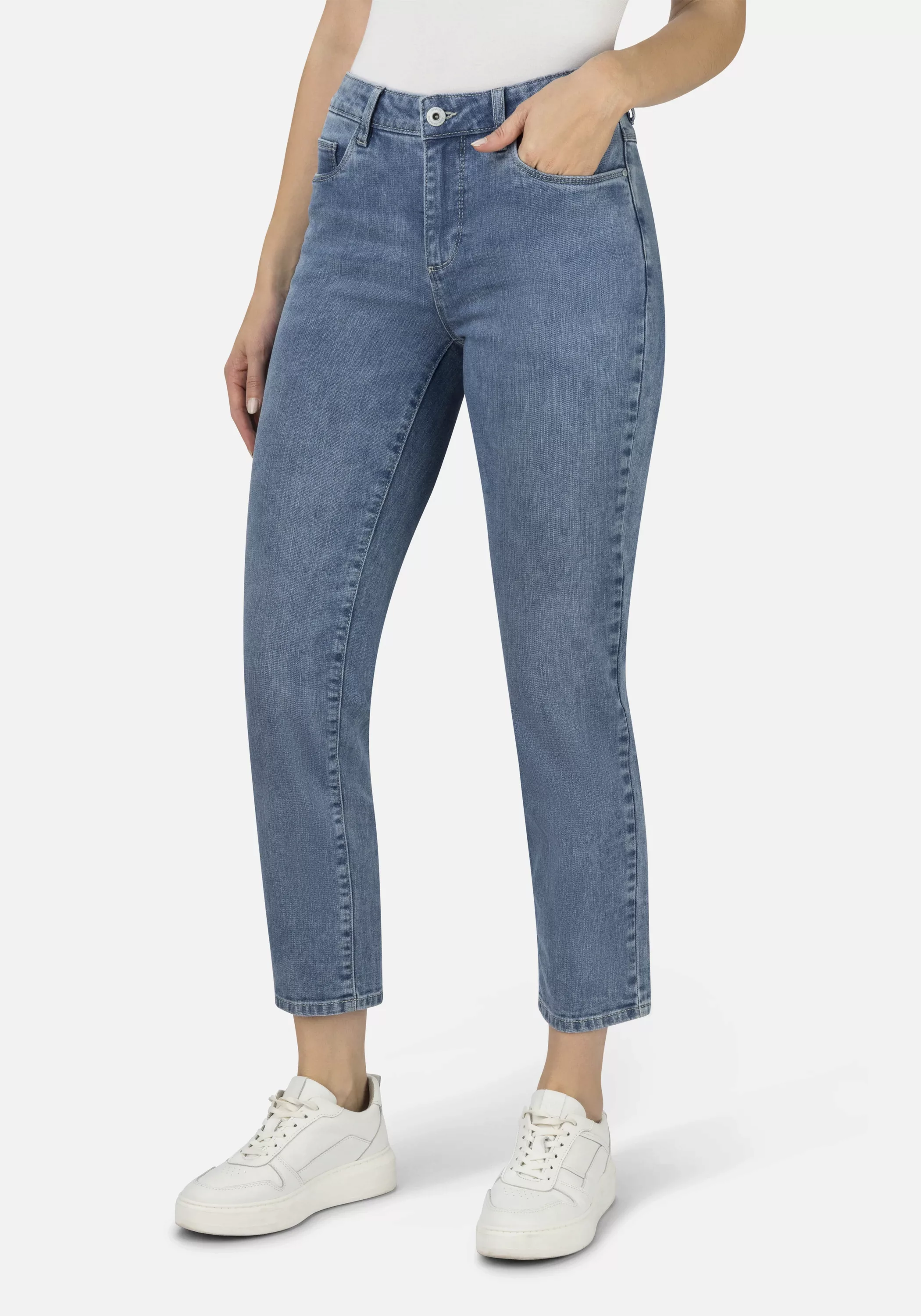 STOOKER WOMEN 5-Pocket-Jeans "Straight Fit Zermatt Denim", Straight Fit Cas günstig online kaufen