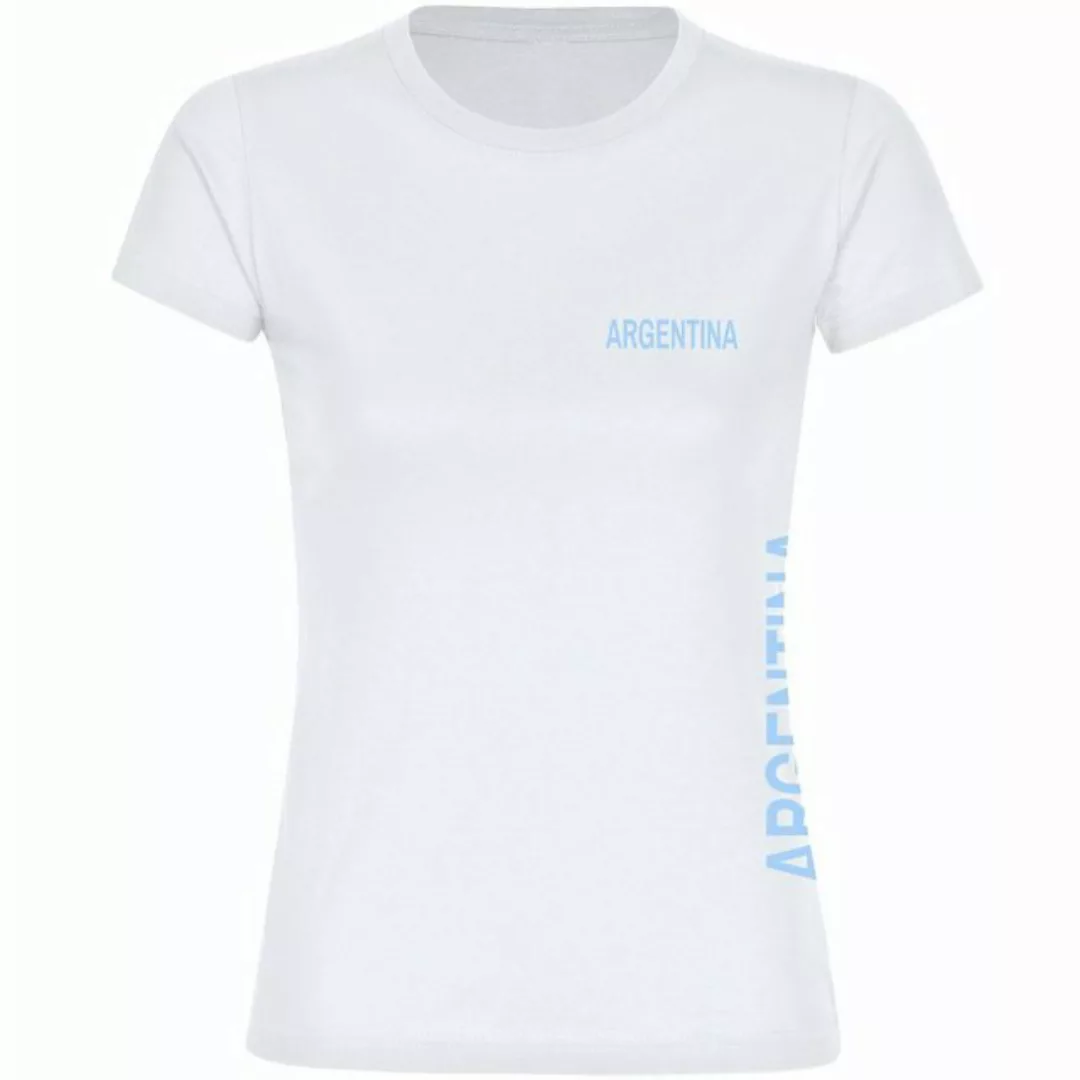multifanshop T-Shirt Damen Argentina - Brust & Seite - Frauen günstig online kaufen