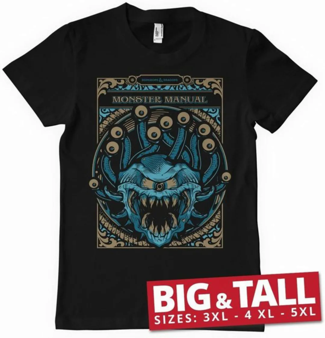 DUNGEONS & DRAGONS T-Shirt D&D Monsters Manual Big & Tall T-Shirt günstig online kaufen