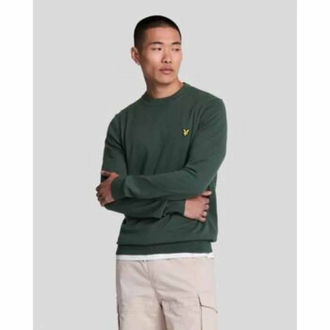 Lyle & Scott  Pullover KN2110V MERINO CREW JUMPER-X31. ARGYLE TEAL günstig online kaufen