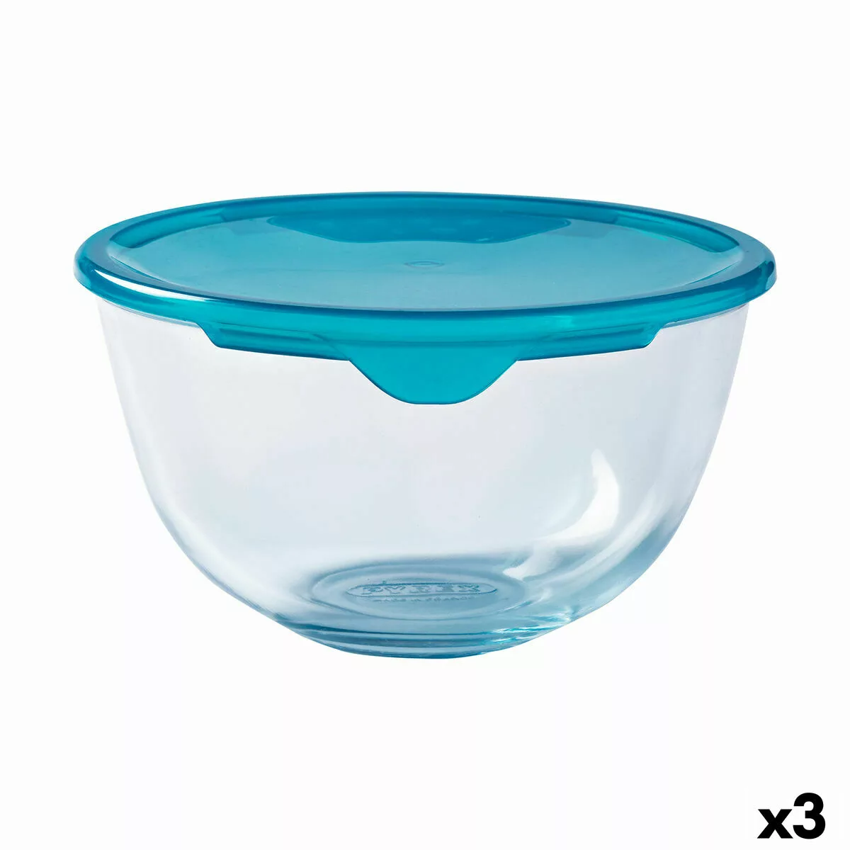 Runde Lunchbox Mit Deckel Pyrex Cook & Store 16 X 16 X 10 Cm Blau 1 L Silik günstig online kaufen