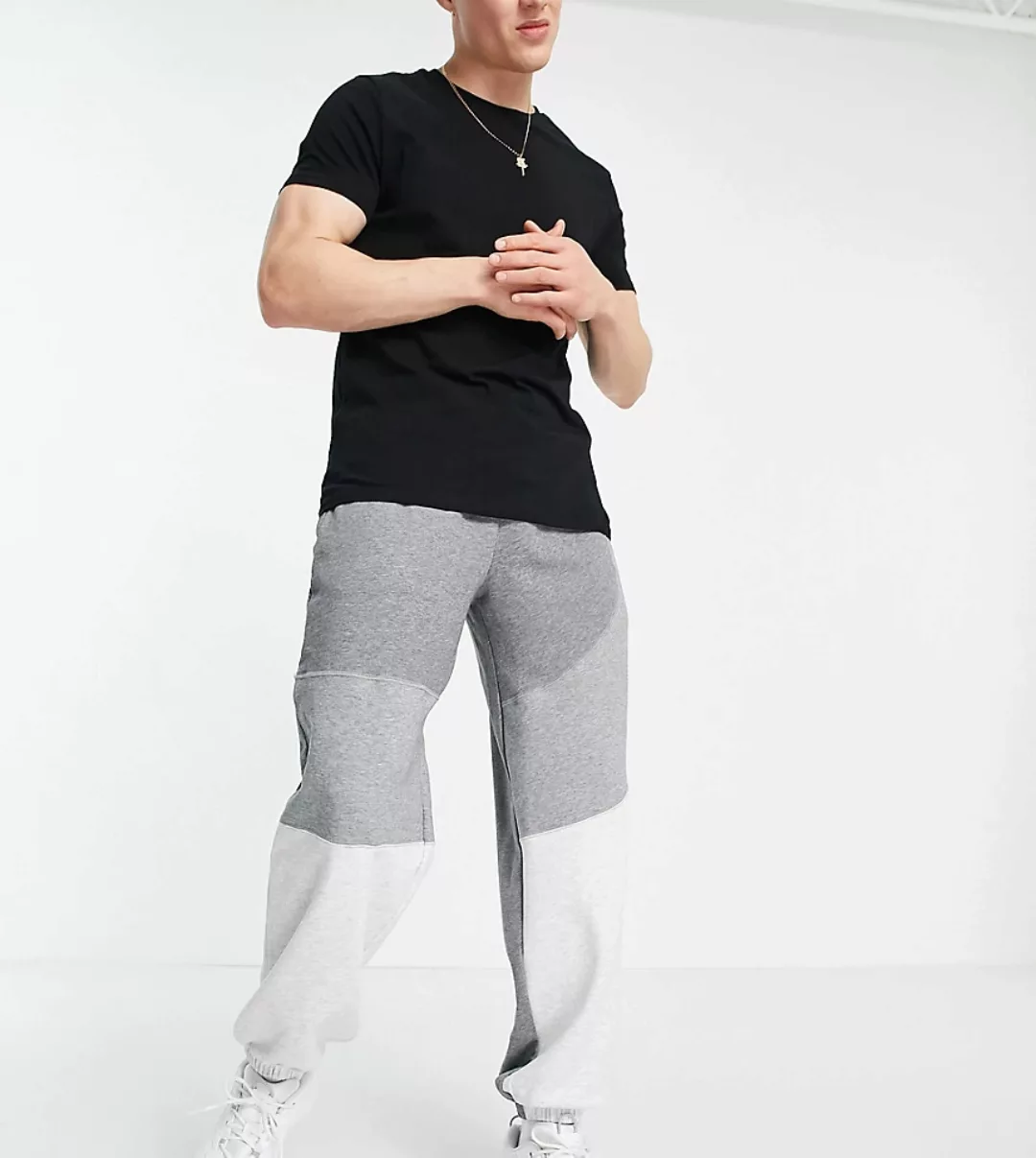 PUMA – Convey – Jogginghose in Grau mit Blockfarbendesign – exklusiv bei AS günstig online kaufen