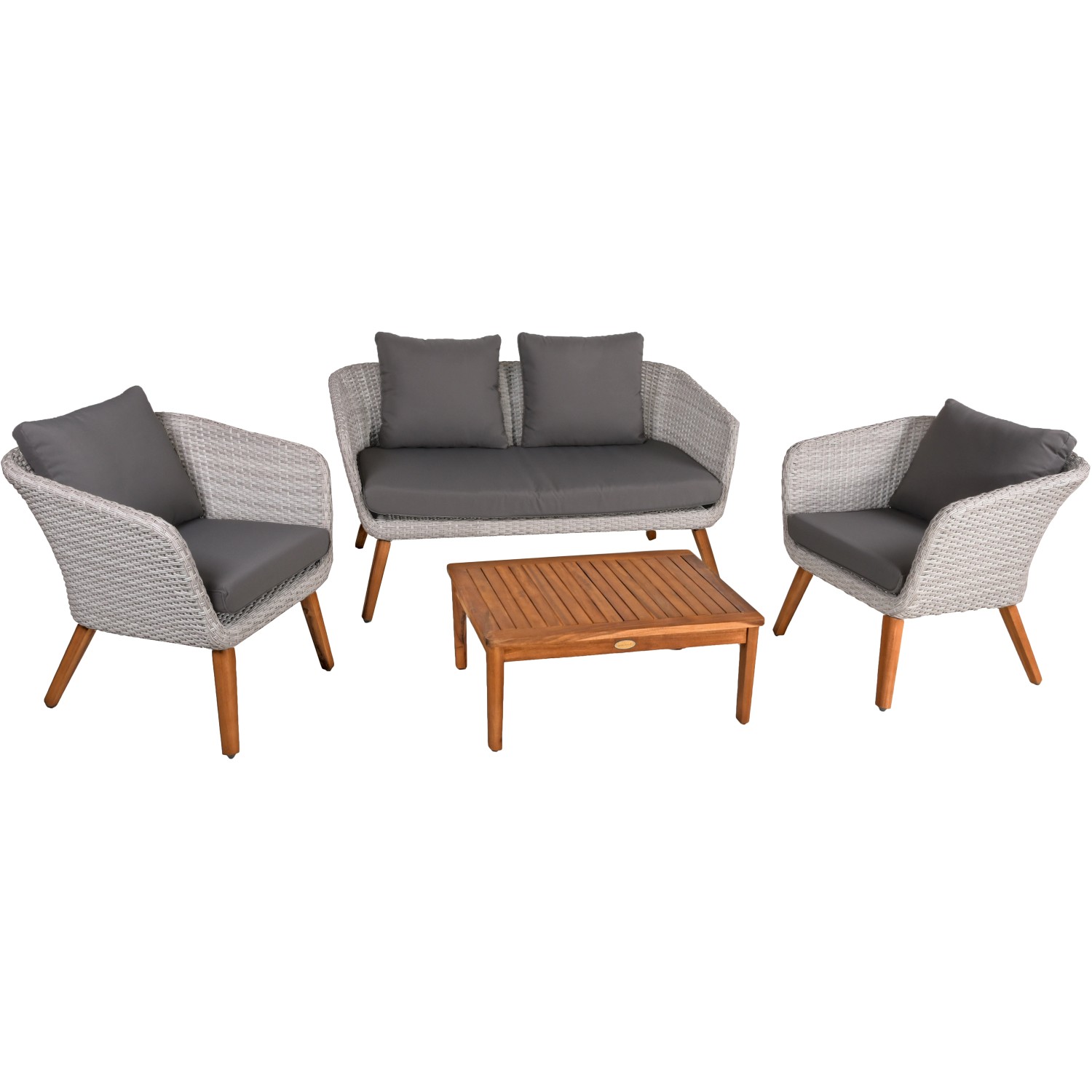 Garden Pleasure Gartenlounge-Set "ARONA", (7 tlg.), inkl. Rückenkissen günstig online kaufen