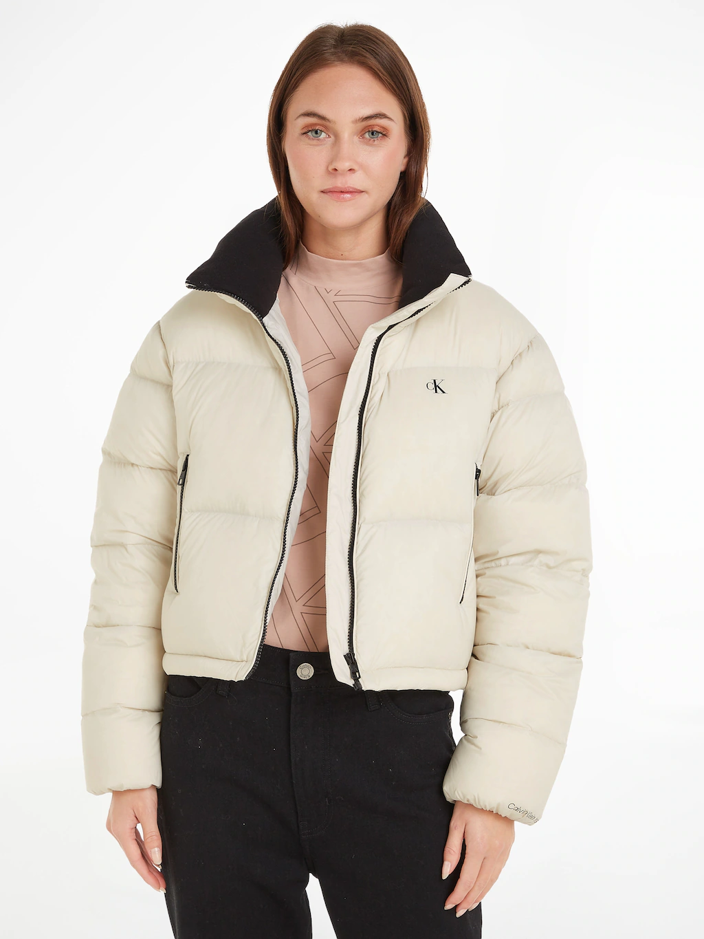 Calvin Klein Jeans Steppjacke MW DOWN CROPPED PUFFER günstig online kaufen