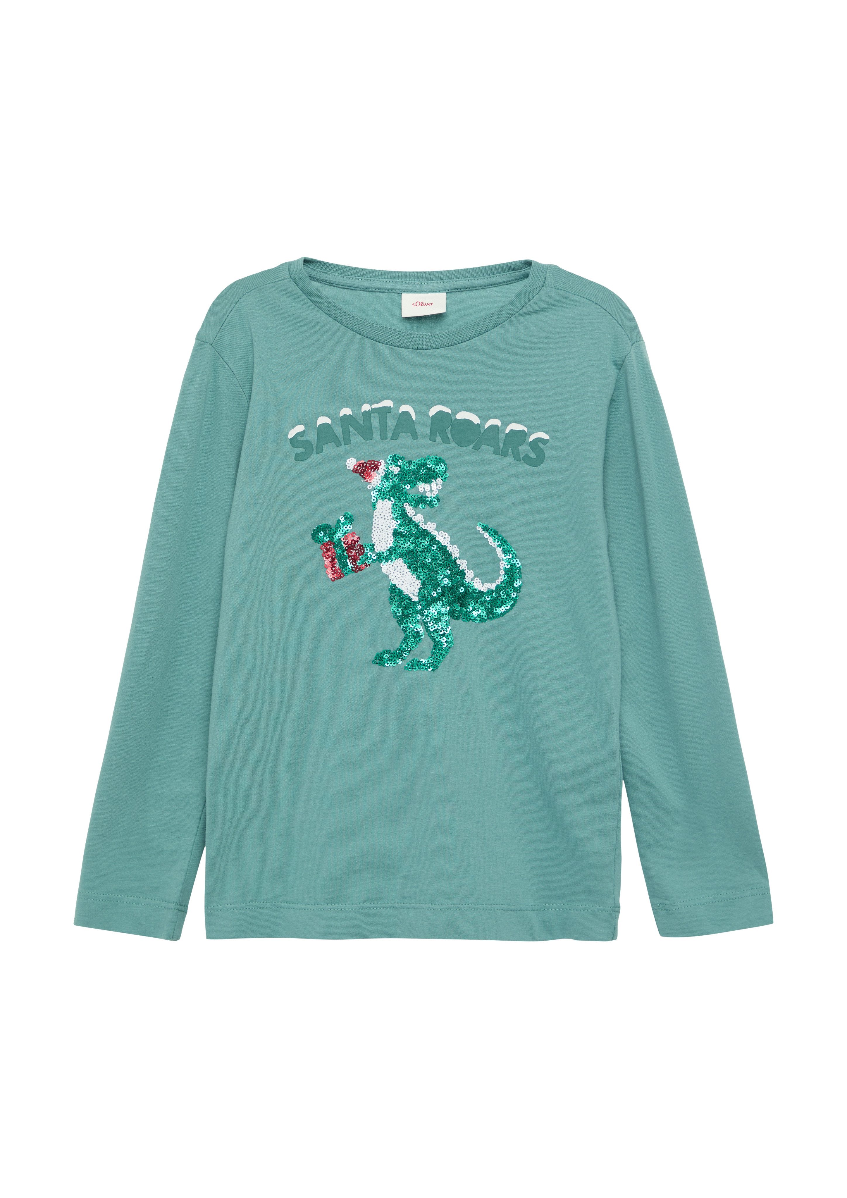 s.Oliver Junior Langarmshirt mit Dino aus günstig online kaufen
