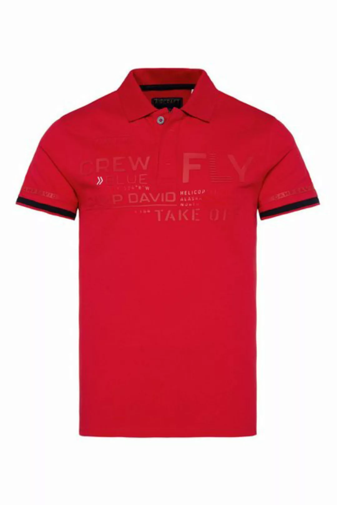 CAMP DAVID Poloshirt mit Baumwolle günstig online kaufen