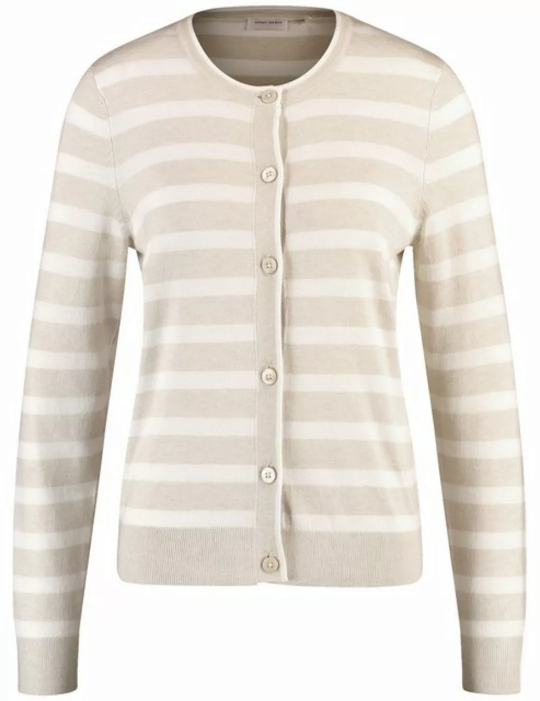 GERRY WEBER Cardigan Geringelter Cardigan aus nachhaltigem Material günstig online kaufen