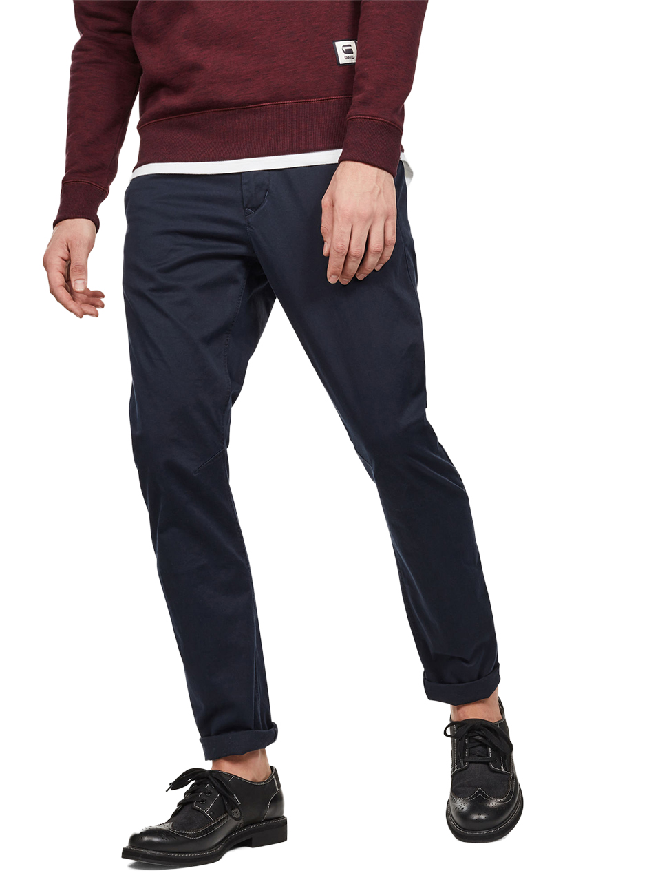G-Star Herren Chino Hose Vetar - Slim Fit - Blau - Mazarine Blue günstig online kaufen