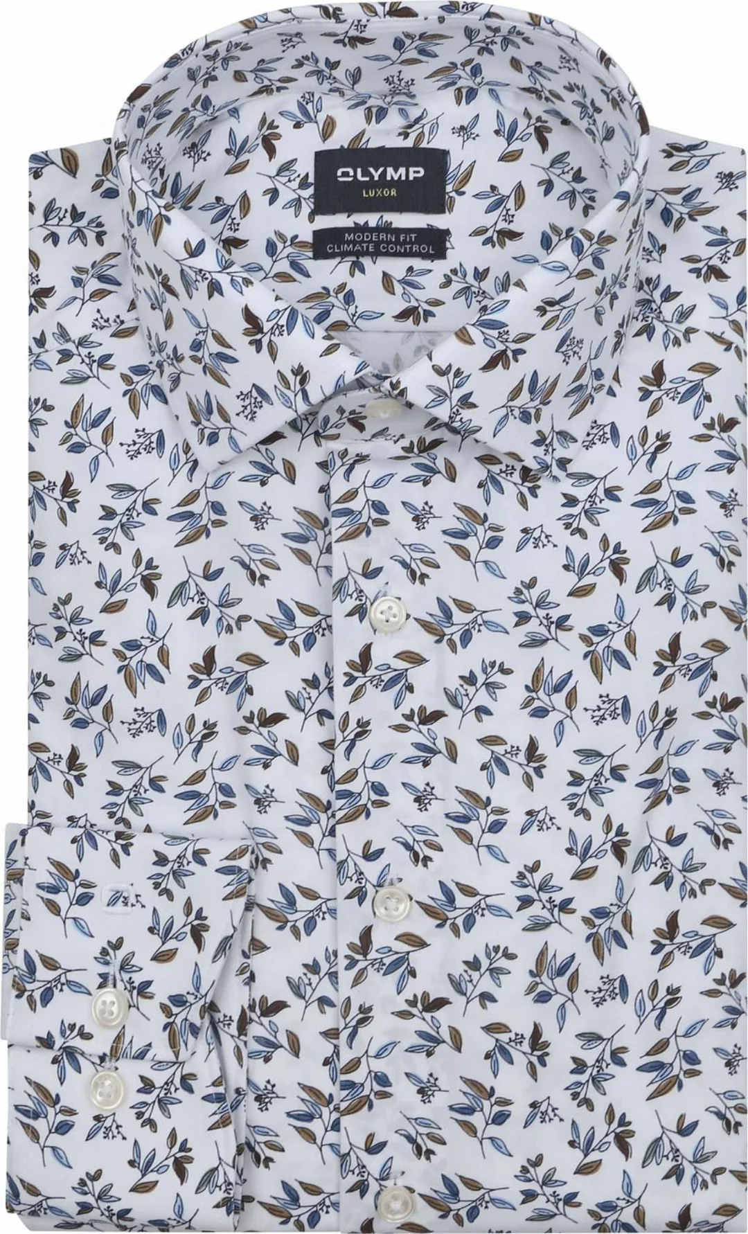 OLYMP Luxor Hemd 24/Seven Flowers Multicolour - Größe 41 günstig online kaufen