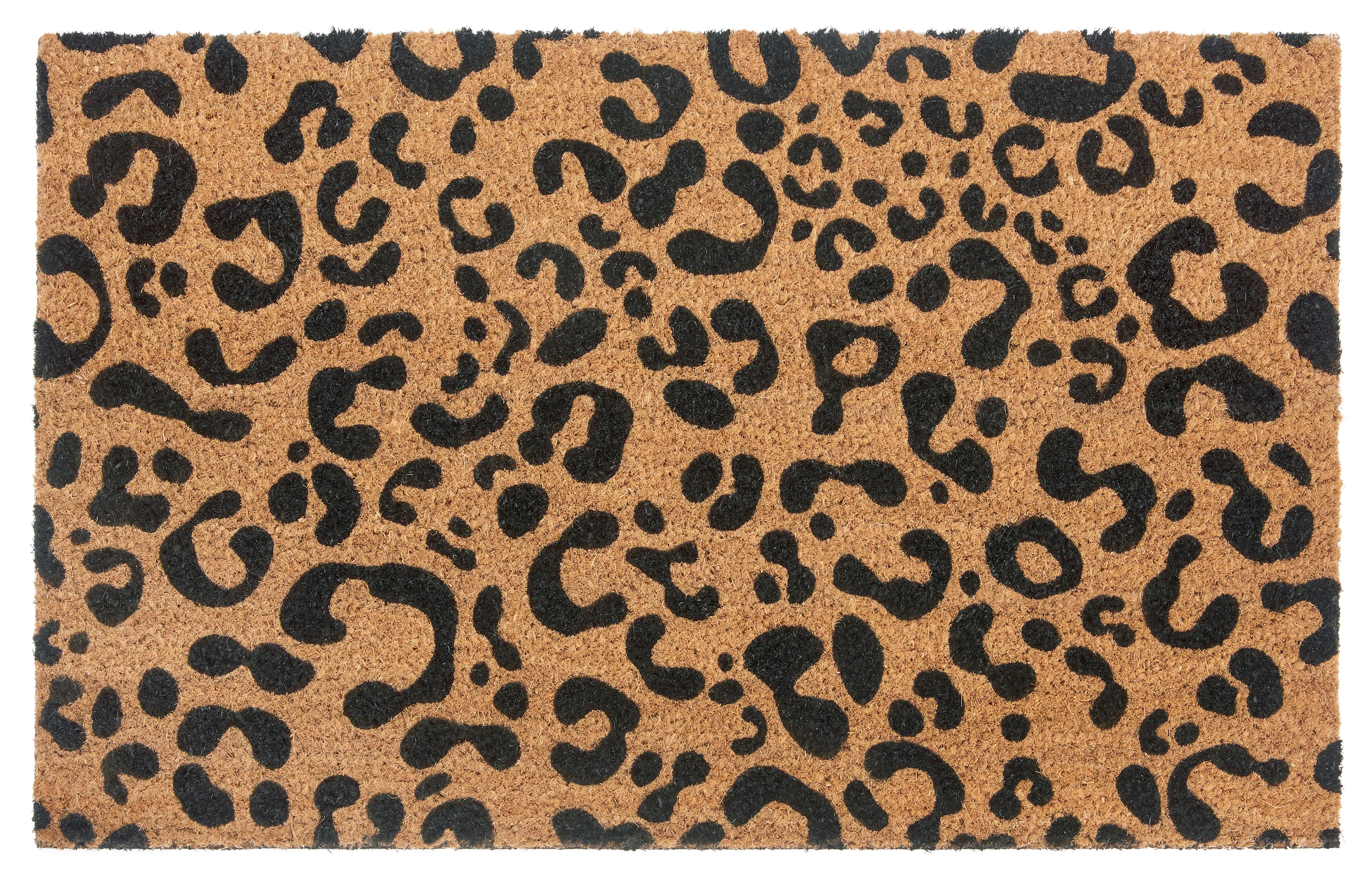 HANSE Home Fußmatte »Mix Mats Kokos Leopard Look«, rechteckig, 15 mm Höhe, günstig online kaufen