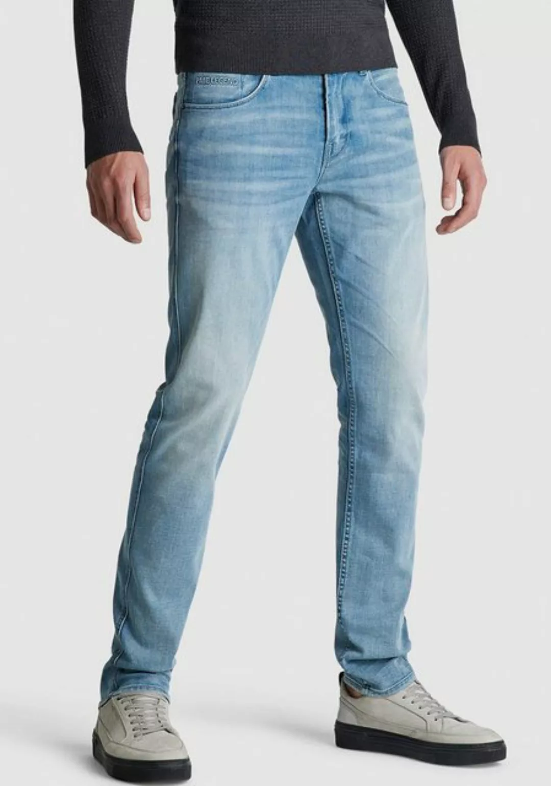 PME Legend Herren Jeans NIGHTFLIGHT - Regular Fit - Blau - Bright Comfort L günstig online kaufen