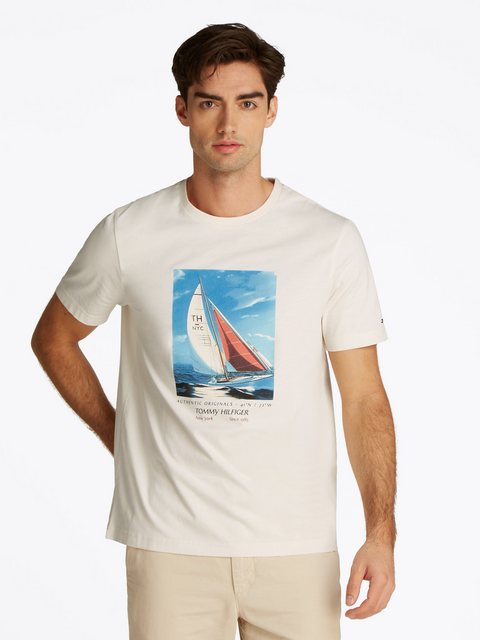 Tommy Hilfiger T-Shirt HILFIGER COLOR PHOTO PRINT TEE mit modischem Print günstig online kaufen