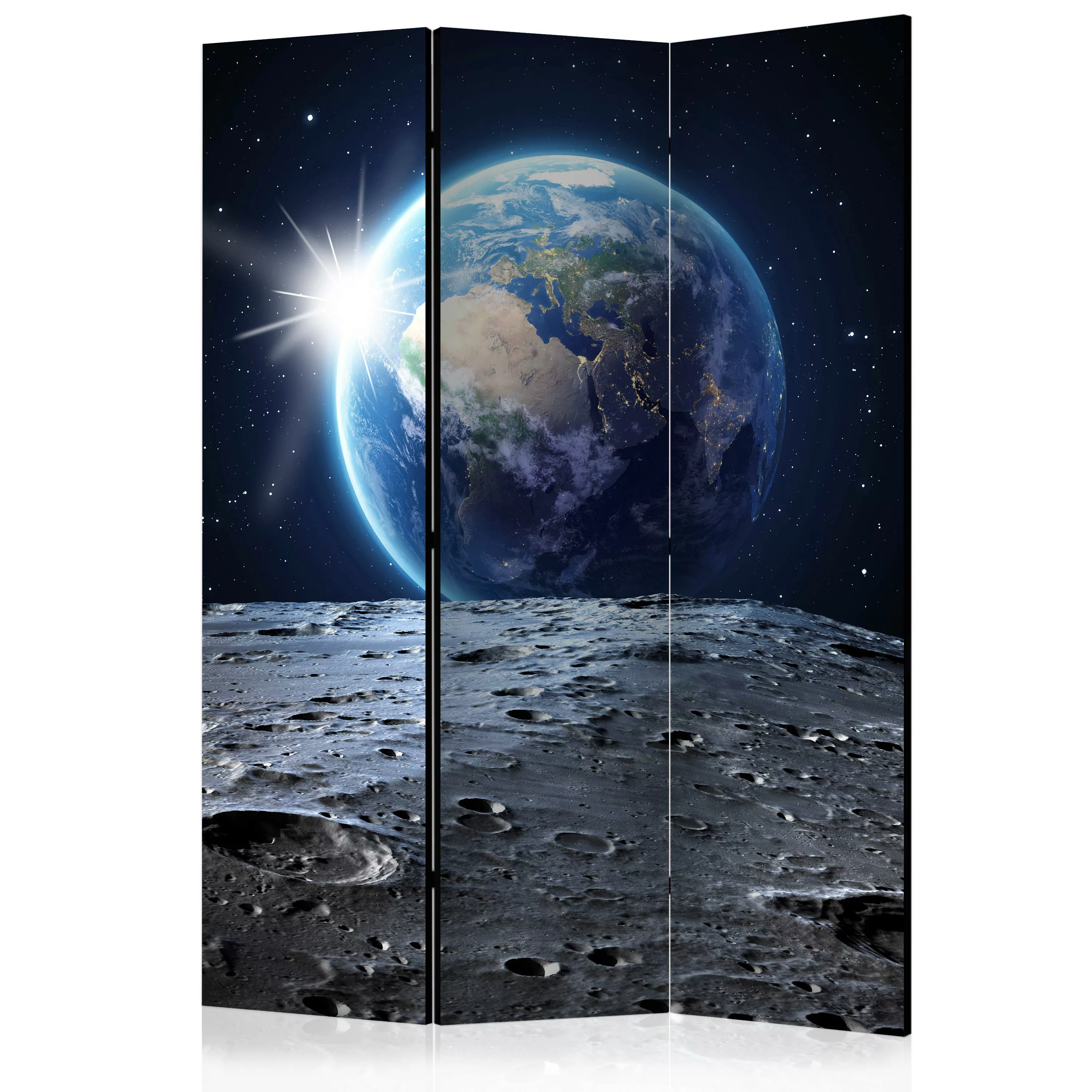 3-teiliges Paravent - View Of The Blue Planet [room Dividers] günstig online kaufen