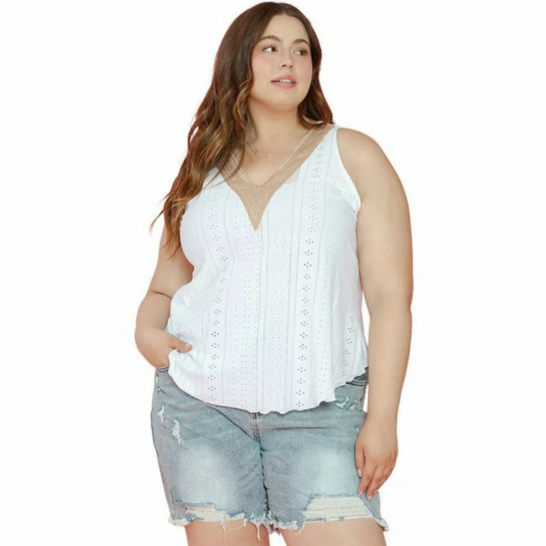 YRIIOMO Tanktop Sommer-Damen-Oberteil, lässiges großes Trägertop, locker ge günstig online kaufen