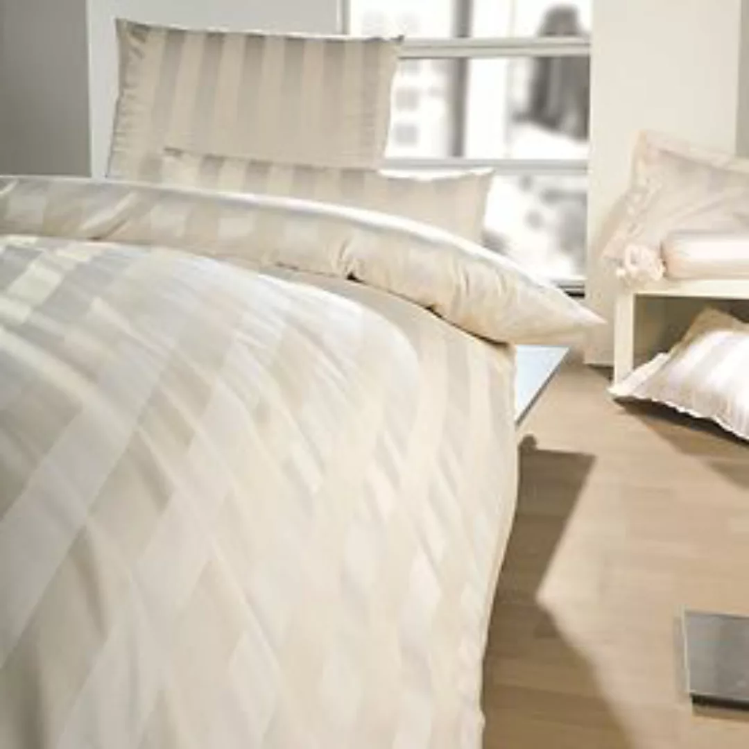 Kissen zu Bettwäsche 'Como' 80 x 80 cm, beige günstig online kaufen