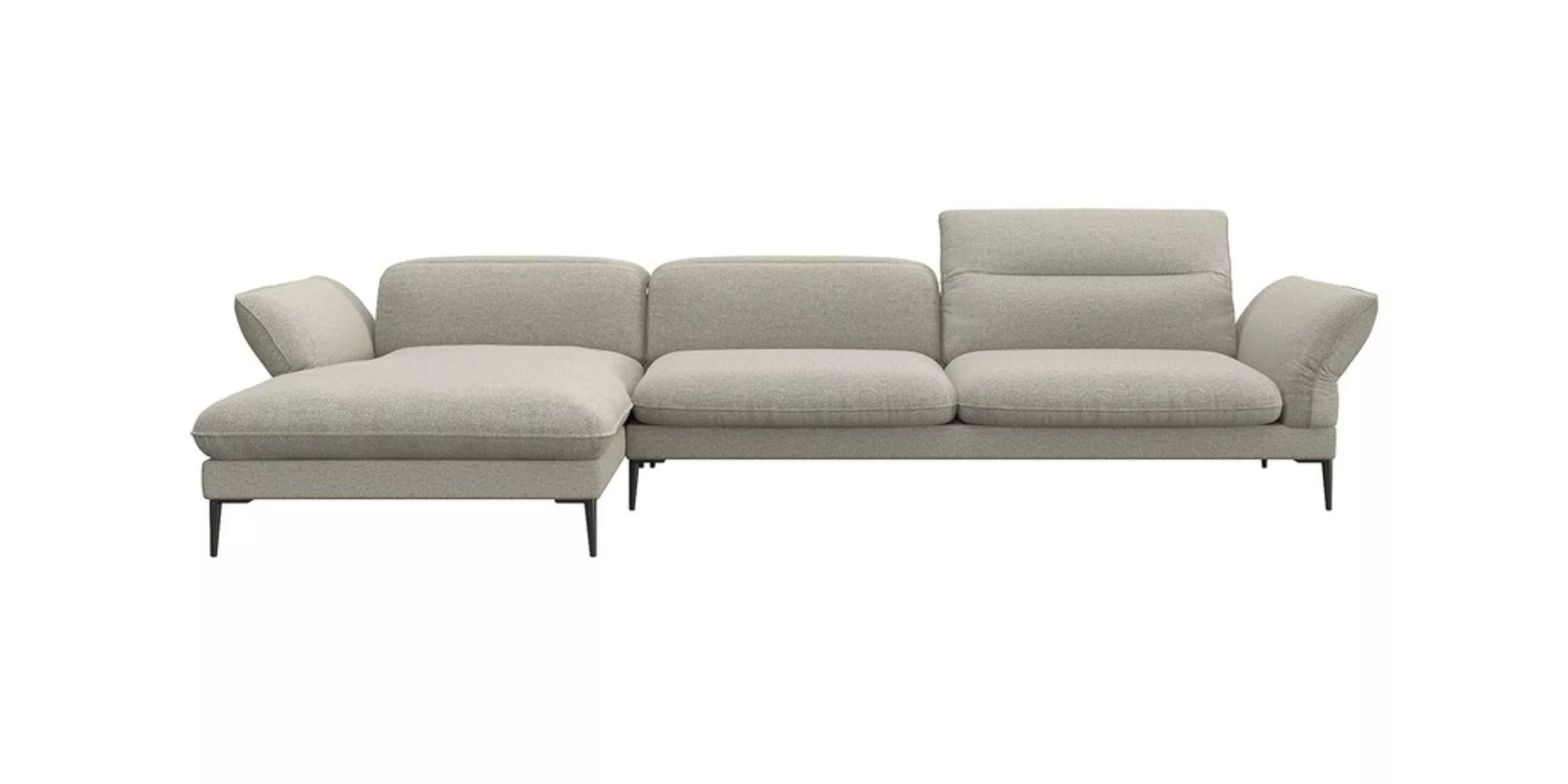 FLEXLUX Ecksofa "Salino, Funktionssofa mit Recamiere, Relaxsofa, Ecksofa", günstig online kaufen