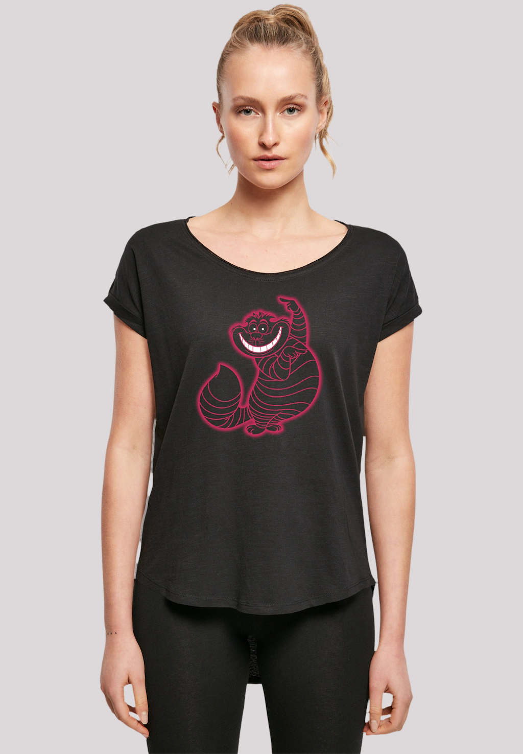 F4NT4STIC T-Shirt "Disney Alice im Wunderland Cheshire Cat Pinky", Premium günstig online kaufen