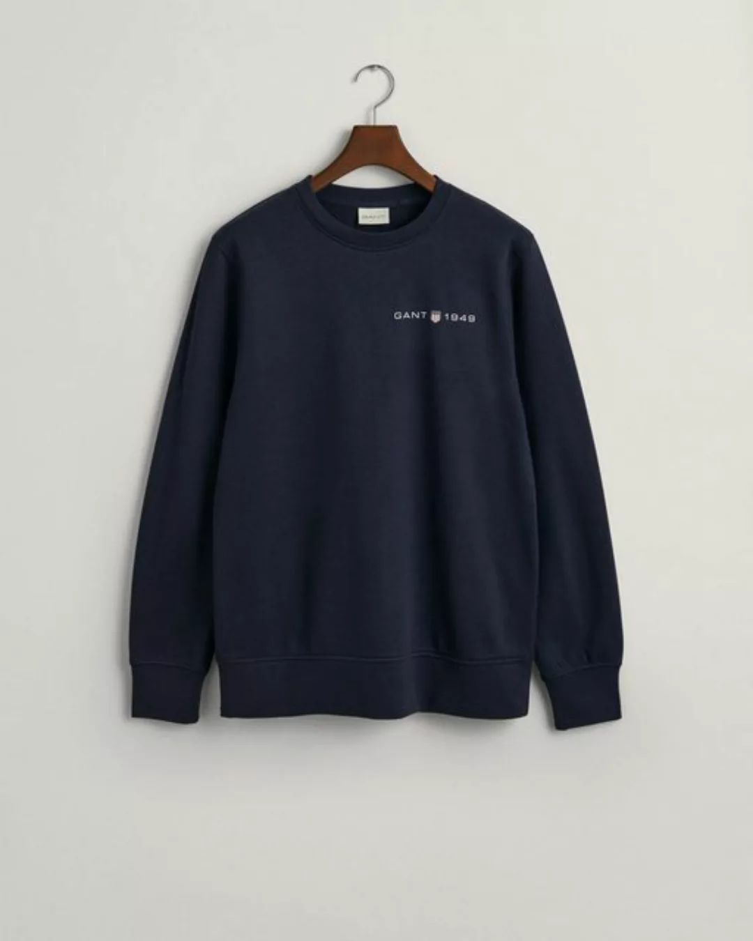 Gant Sweatshirt PRINTED GRAPHIC C-NECK SWEAT, EVENING BLUE günstig online kaufen