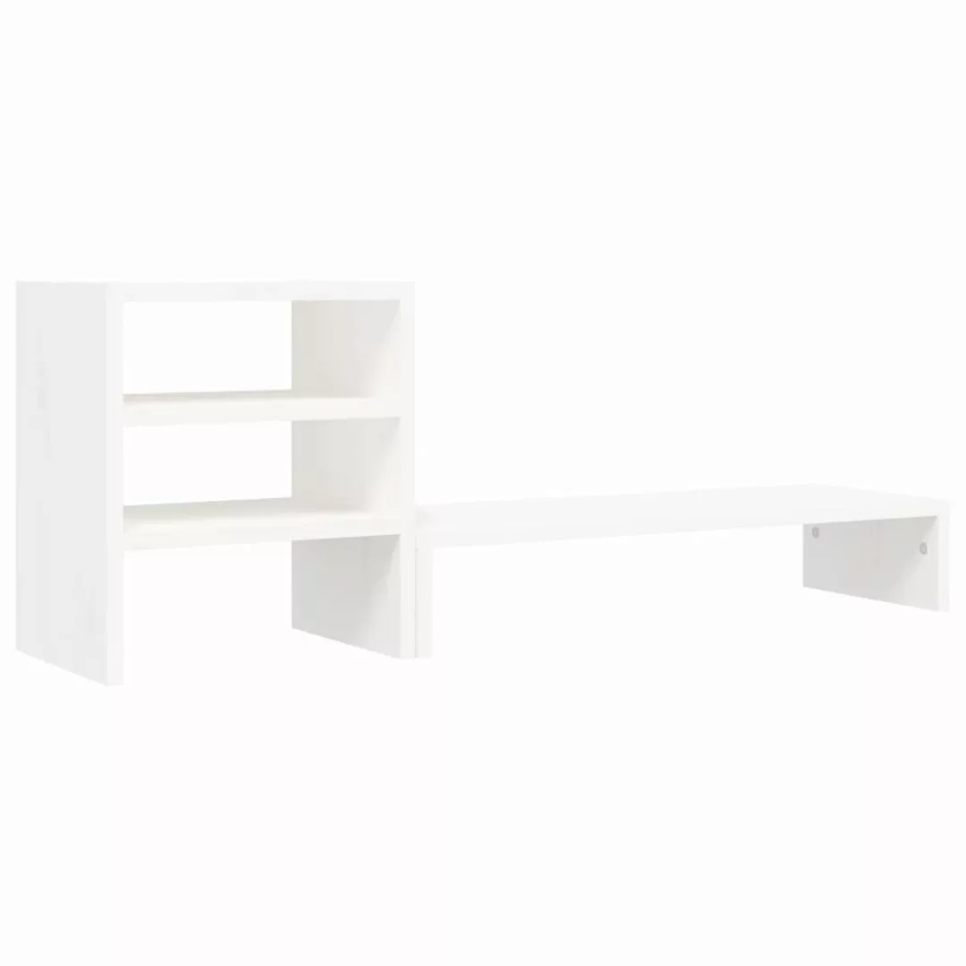 vidaXL Computertisch Monitorständer Weiß 81x20x30 cm günstig online kaufen
