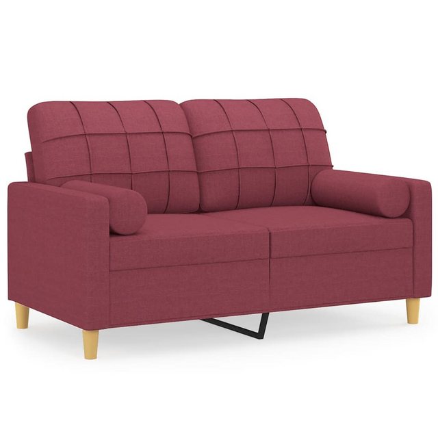 vidaXL Sofa Sofa 2-Sitzer Sofa Stoff mit Zierkissen, 120 cm günstig online kaufen