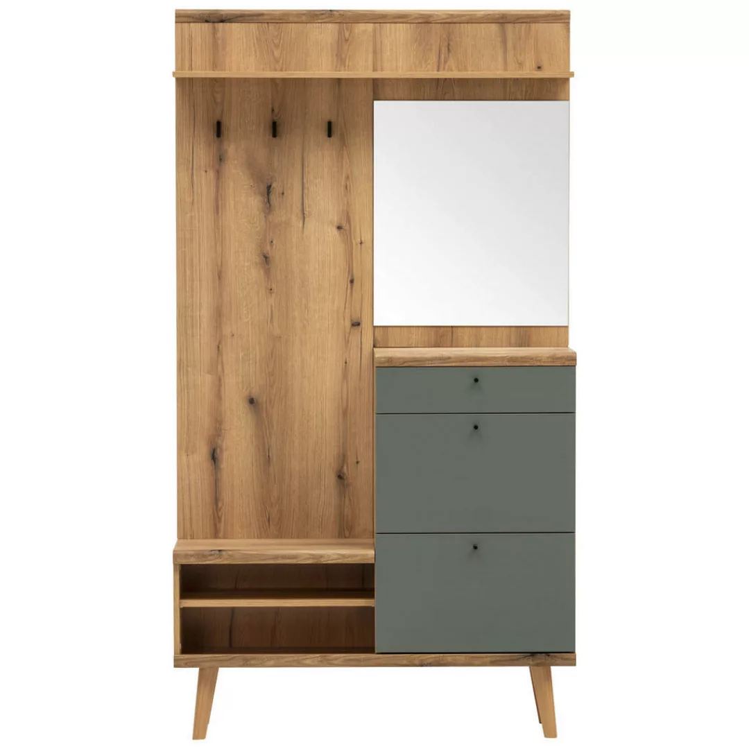 Garderobe  Alva ¦ holzfarben ¦ Maße (cm): B: 110 H: 200 Garderoben & Kleide günstig online kaufen