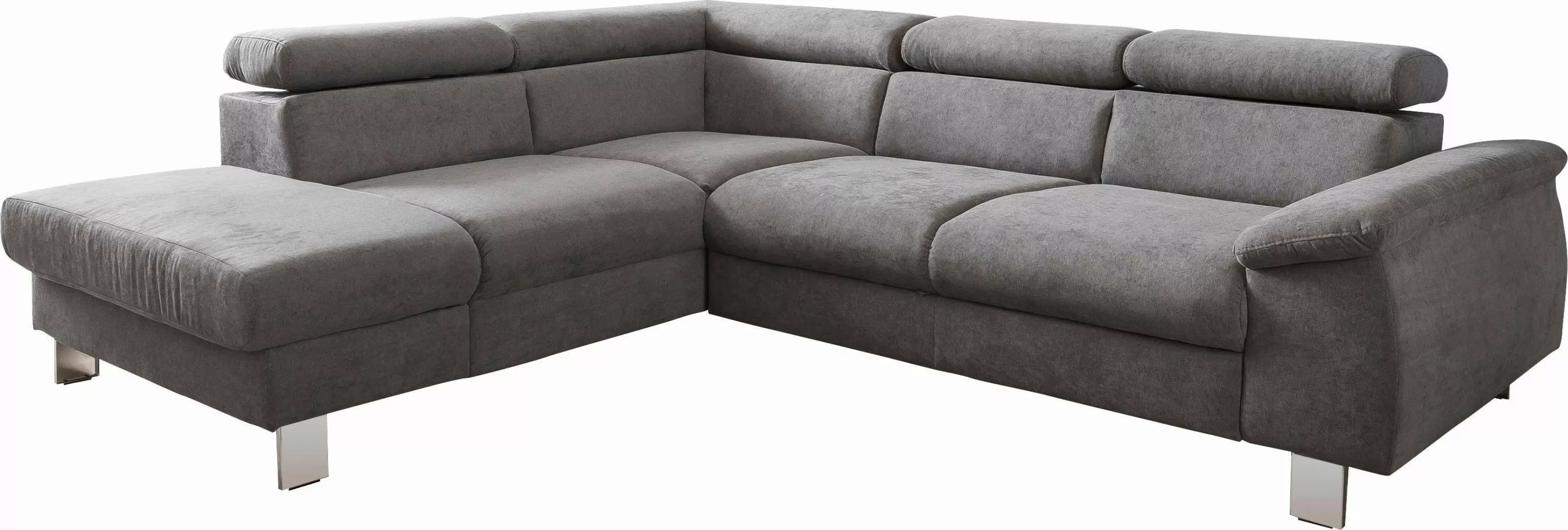 COTTA Ecksofa "Komaris L-Form", inklusive Kopf- bzw. Rückenverstellung, wah günstig online kaufen