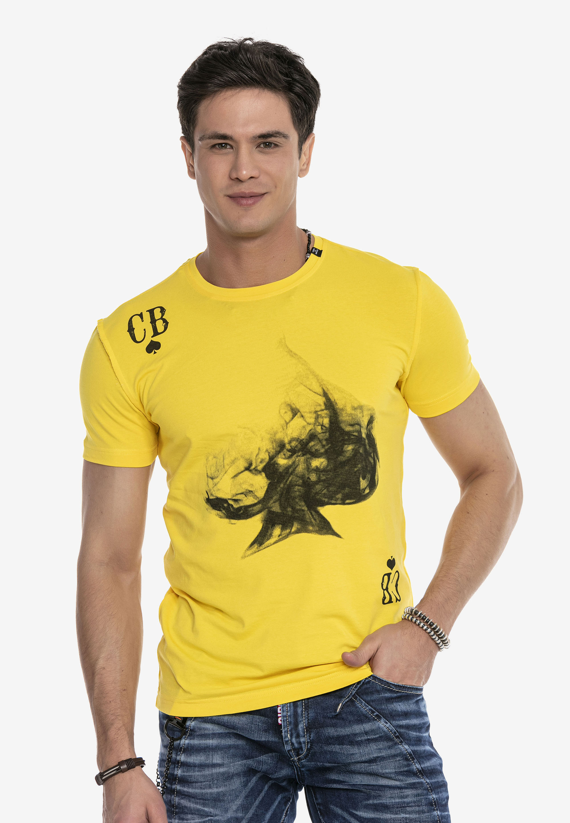 Cipo & Baxx T-Shirt, mit cooler Waschung günstig online kaufen
