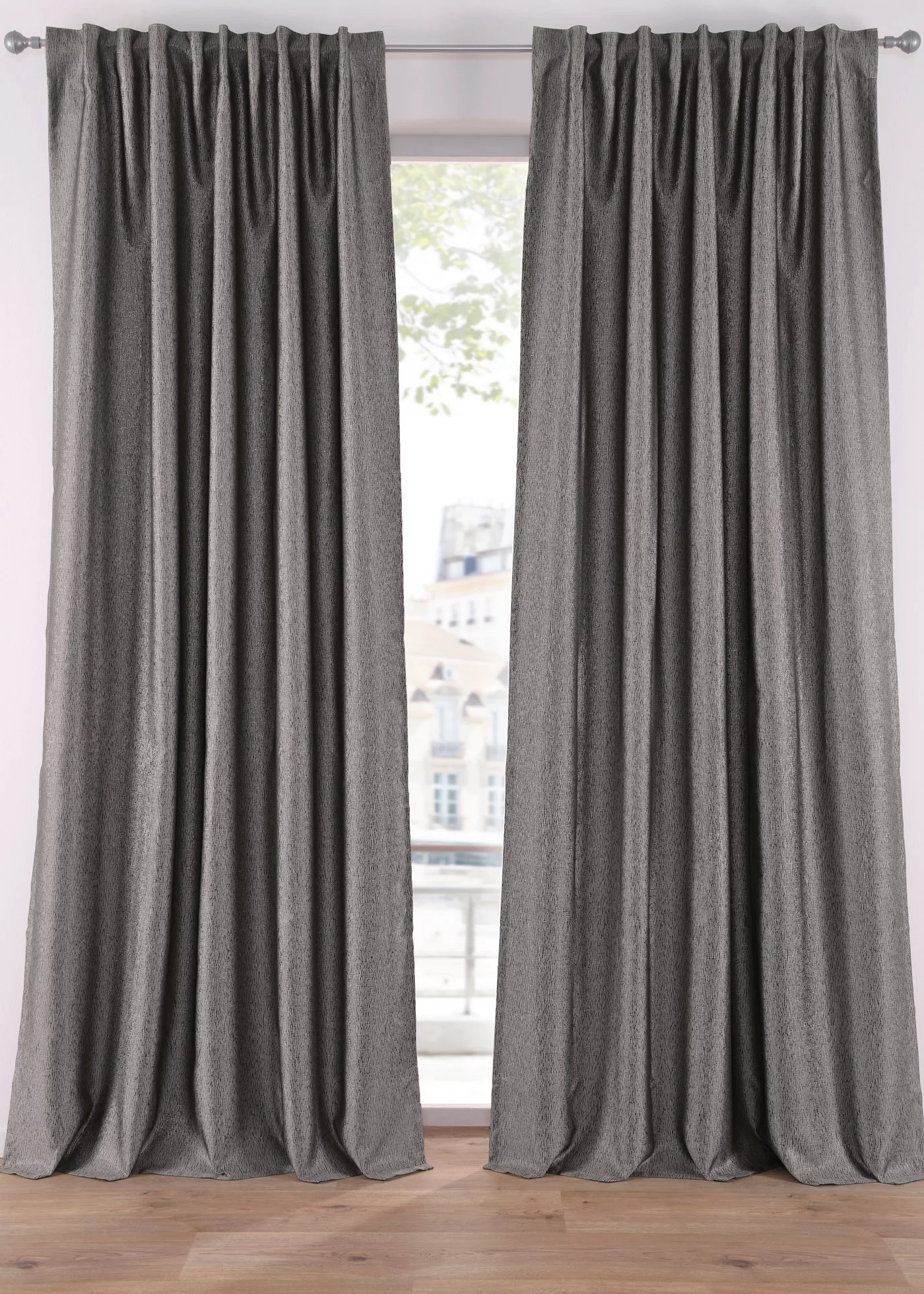 Jacquard Vorhang mit Glanz (1er Pack) günstig online kaufen