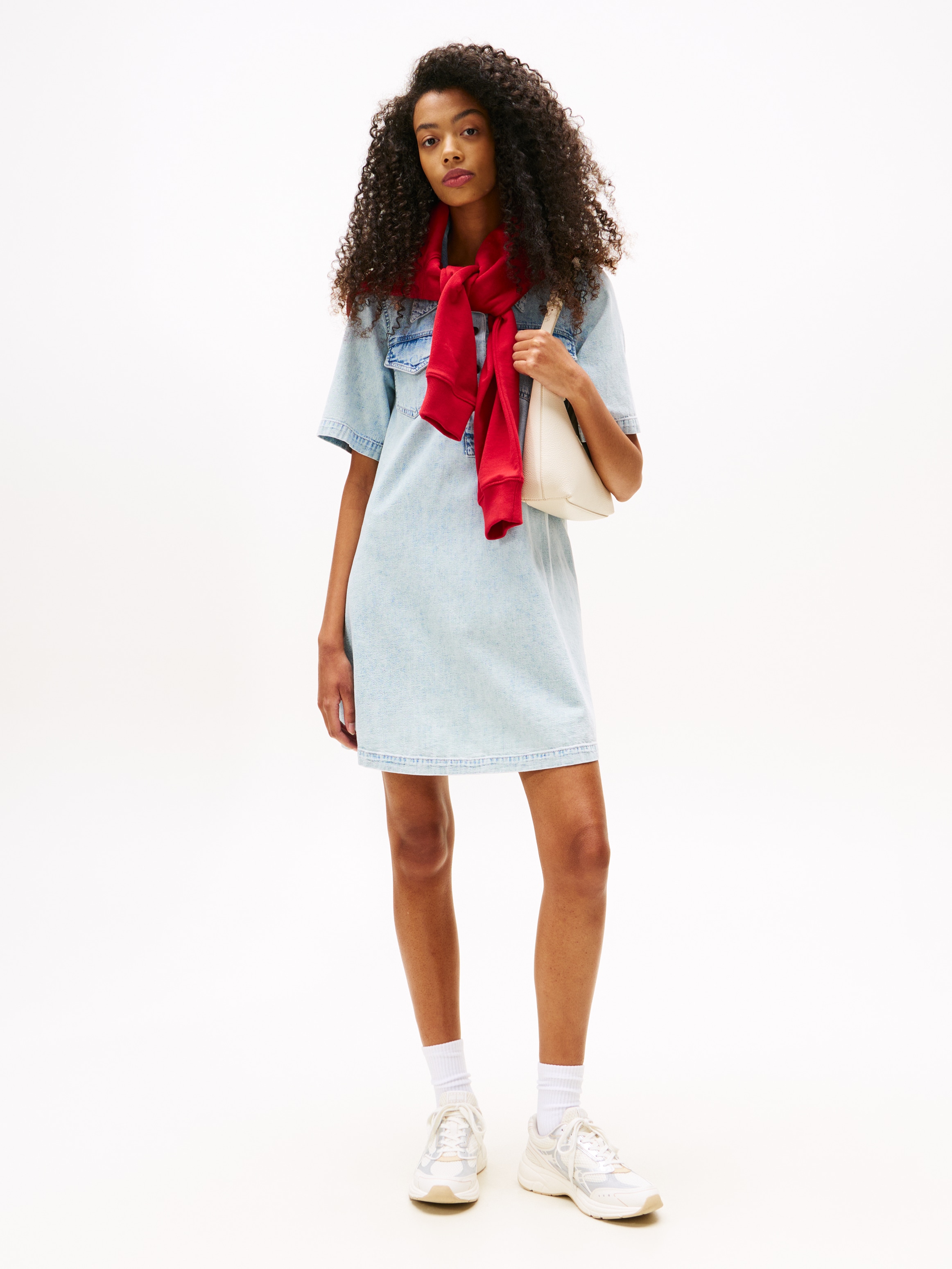 Tommy Jeans Jeanskleid "A-LINE DENIM DRESS EXT" günstig online kaufen